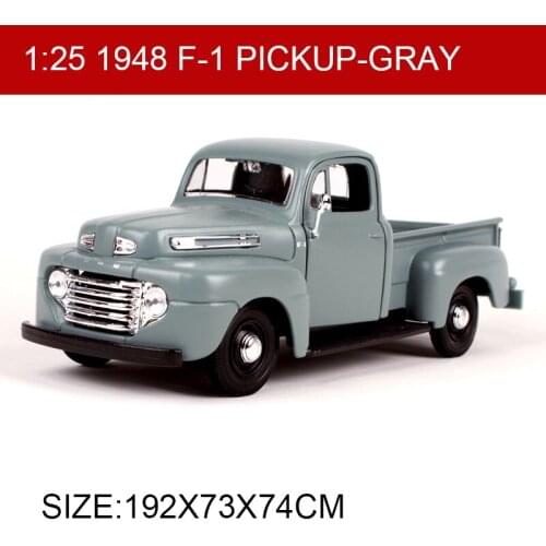Maisto 1:25 1948 F-1 PICKUP Diecast Model Car Metal Car Kids Toys Truck Car simulation model For Gift Collection