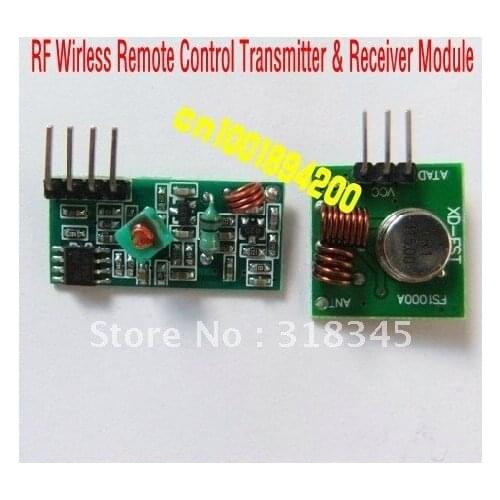 RF wireless receiver module & transmitter module board Ordinary super- regeneration 315/433MHZ DC5V (ASK /OOK)