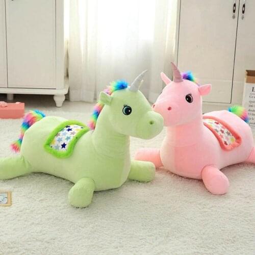 Green/pink Unicorn Infant Baby Seats Soft Sofa Cartoon Animal Kid Baby Chair Comfort Plush Panda Bear Chairs Contain Filling
