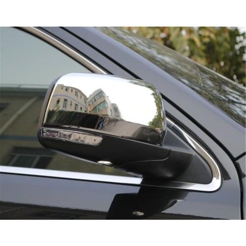 Rear View Mirror Cover No Logo Cover Trim Sticker for Jeep Grand Cherokee 2011+ Stylish Car Accessories Exterior Decoration