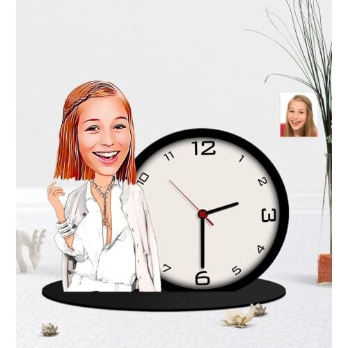 Personalized Women 'S Model Caricature Of Wooden Trinket Table Saati-1 Reliable Modern Simple Gift Special Design Good Quality Surprise love