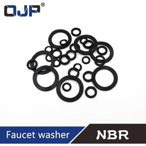 1/4" 3/8" 1/2" 3/4" 1" 1.2" 1.5" 2" Black Gasket Nitrile Rubber NBR Corrugated hose faucet O-ring Washer