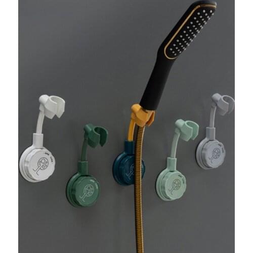 X7AB Handheld Shower Head Holder Adjustable Angle Sprayer Holder Rotating Shower Rod Replacement for Slider Bar Accessories