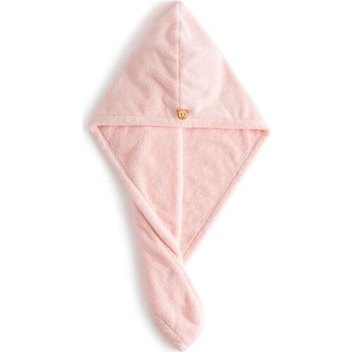 60*25CM Microfibre After Shower Hair Drying Wrap Womens Girls LadyS Towel Quick Dry Hair Hat Cap Turban Head Wrap Bathing Tools