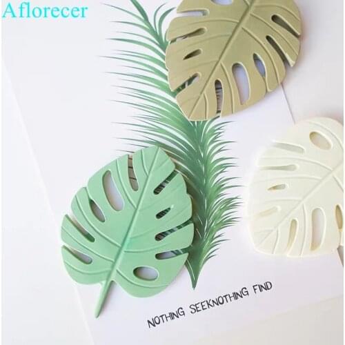 Silicone mold for Concrete Coaster Creative design Turtle leaf table insulation pad Cement diy Epoxy resin coaster crafts mold