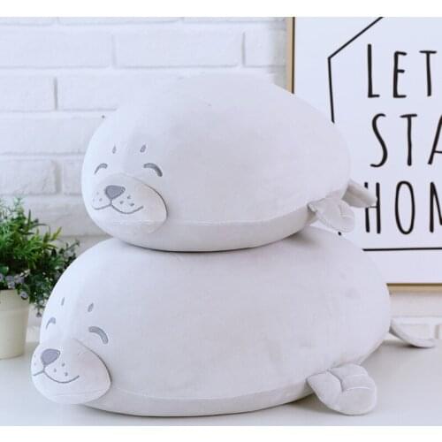 Cute Soft Animal Sea Lion Creative Gift Marine Soft Super Soft Down Cotton Sea Lion Seal Doll Pillow Children Plush Toys