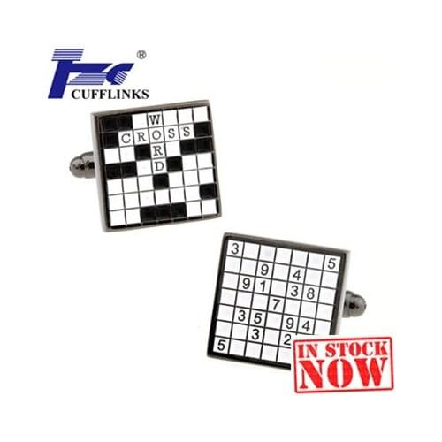 TZG09748 Game Cufflink Cuff Link 2 Pairs Free Shipping