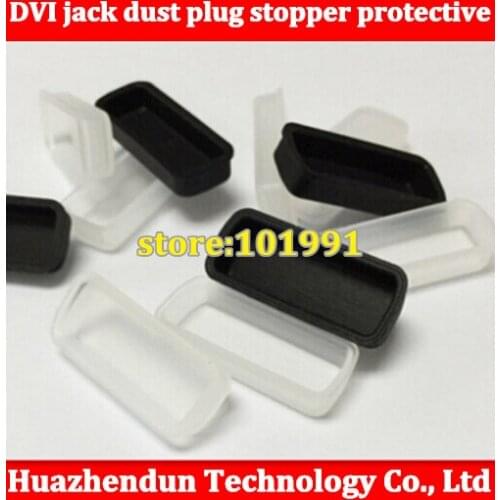 High Quality DVI jack dust plug stopper protective dust cover to protect the socket protective black/White