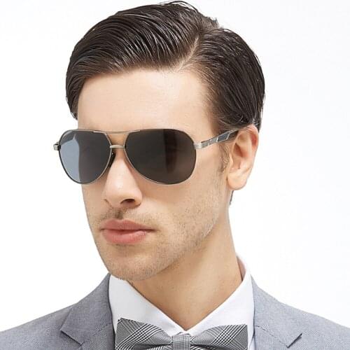 High-end Pilot Driver Sun Glasses Polarized Mirror Sunglasses Custom Made Myopia Men Women Minus Prescription Lens -1 to -6