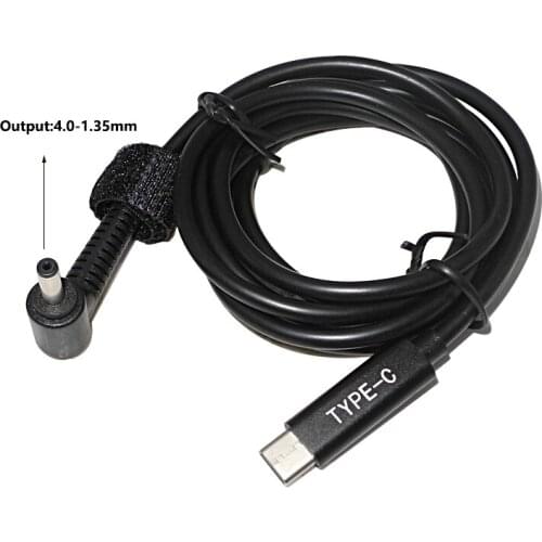Laptop Charging Cable Type C to 4.0*1.35mm Dc Adapter for ASUS Zenbook UX21A UX31A UX32A UX32V Ultrabook Charger