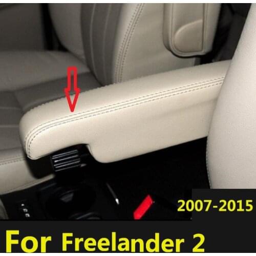 Microfiber Leather Driver/ Passenger Side Seat Armrest Handle Decor Protection Cover For Land Rover Freelander 2 (2007-2015)