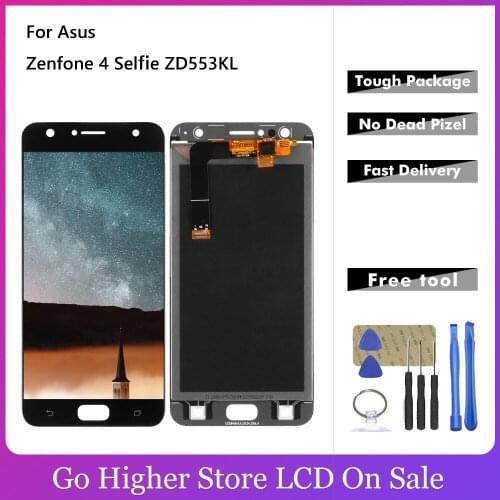For Asus Zenfone 4 Selfie ZD553KL X00LD LCD Display Touch Screen Digitizer Replacement Panel Glass Assembly with Frame