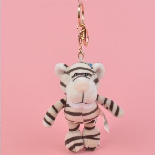1 Pcs High Quality Forest Tiger Backpack Decoration Plush Toy, 10cm Plush Pendant Keychain / Keyholder Gift Free Shipping