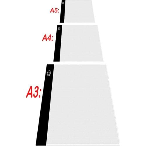 A3/A4/A5 LED Light Pad Diamond Painting Tool Dimmable Ultra Thin Tablet Pad Daimond Embroidery Cross Stitch Needlework Mosaic