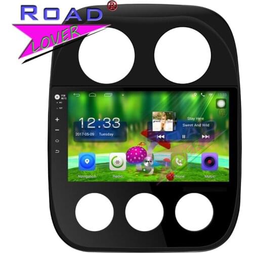 TOPNAVI Android 6.0 2G+32GB Quad Core 10.1" Car Media Center Radio For Jeep Compass Stereo GPS Navigation Player Automagnitol