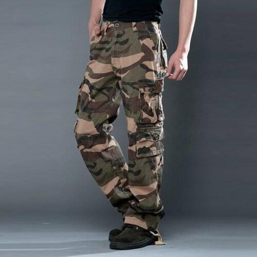 MenS Cargo Pants New Autumn Camo Pant Fashion Camouflage Pants Trousers For Men Male Casual Pant Long Trousers 30-38