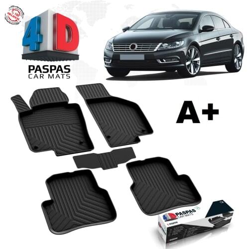 FOR VOLKSWAGEN PASSAT CC BRAND CAR RUBBER MAT AND TRUNK POOL ACCESSORY 2008 2009 2010 2011 2012 2013 2014 2015 2016 2017