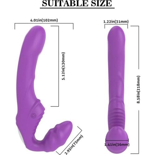 Dual Vibration Dildo Vibrator 9 Frequency Wireless Remote Control Strapon G Spot Anal Vibrators Adult Sex Toys for Women Couples