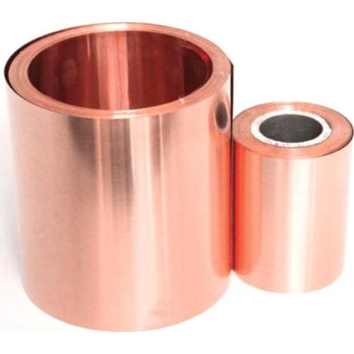 FUMAO 0.05-1mm Thickness 200mm width 1m length Copper Sheet Roll High Purity Pure Copper Cu Metal Sheet Foil Plate