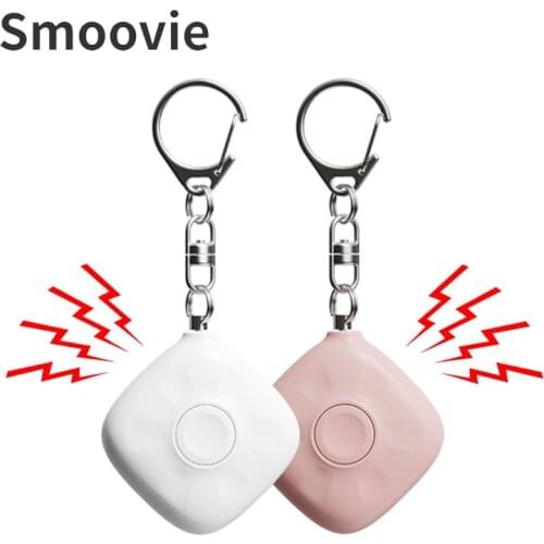 Smoovie 120dB Self Defense Alarm Security Protect Alert Personal Safety Scream Loud Keychain Emergency Alarm For Women, Kids