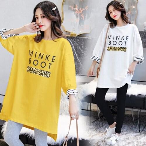 Maternity Set Clothes Spring Pregnancy Sets New Fashion Letter T-shirt Tops and Pants Pregnant Suit Plus Size
