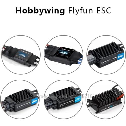 Hobbywing FlyFun V5 20A 30A 40A 80A 60A 110A 120A 130A 160A Speed Controller Brushless ESC with DEO Function for RC Quadcopter
