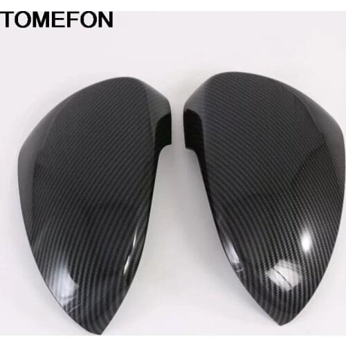TOMEFON For Hyundai Tucson 2016 2017 2018 2019 2020 Car Side Door Wing Rear View Mirror Cap Cover Trim Exterior Accessories ABS