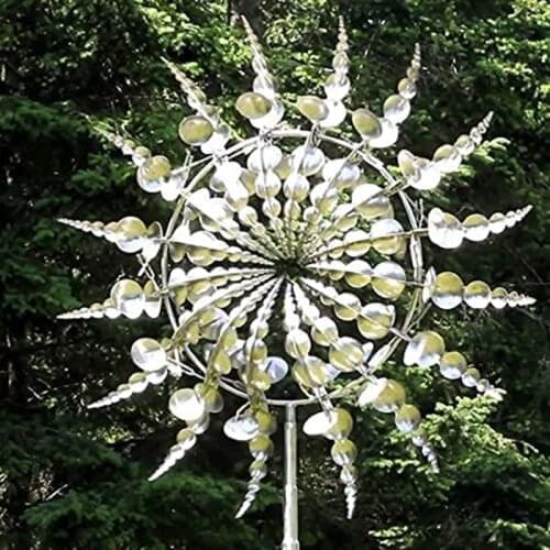 Metal Windmill Garden Wind Spinners Wind Catchers Yard Patio Lawn Decoration Outdoor Unique And Magical