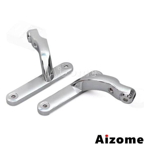 Motorcycle Auxiliary Spotlight Fog Turn Lights Brackets For Harley Road King FLHR Electra Glide FLHT Street Glide FLHX 1994-2013