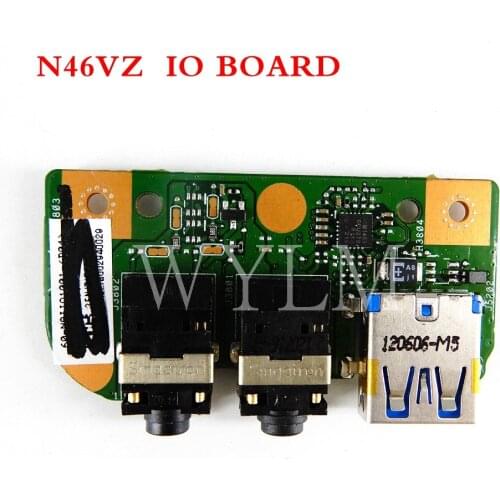 N46VZ IO board REV2.0 for ASUS N46VZ N46V N46VM N46VJ N46VB Laptop motherboard USB Audio IO board