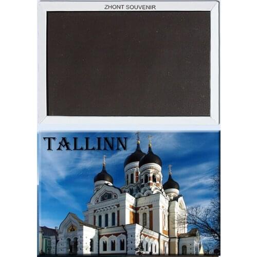 Nevsky church, Tallinn, Estonia tourist souvenirs,magnetic fridge magnets, Creative refrigerator Travel souvenirs Gifts