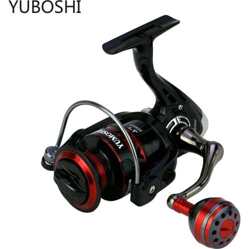 YUBOSHI 14BB 5.2:1 Gear Ratio Metal Fishing Reel spinning no gap fish reel cast fishing surfcasting reel for carp fishing Drag