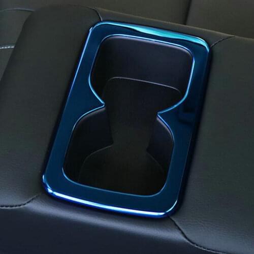 SBTMY Stainless steel decorative frame rear drainage cup holder automobile for Nissan Sylphy 14th generation Sentra 2019 2020