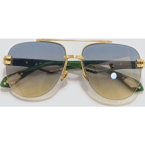 Pilot Retro Rimless Sunglasses Men Women Luxury Vintage Brand Sun Glasses Outdoor Driving Oculos De Sol Masculino