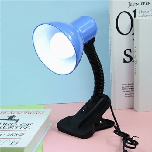 Contemporary Clip Type LED Desk Lamp Portable Flexible Table Lamp For Home Living Room Bedside Children Reading Study LED Lights