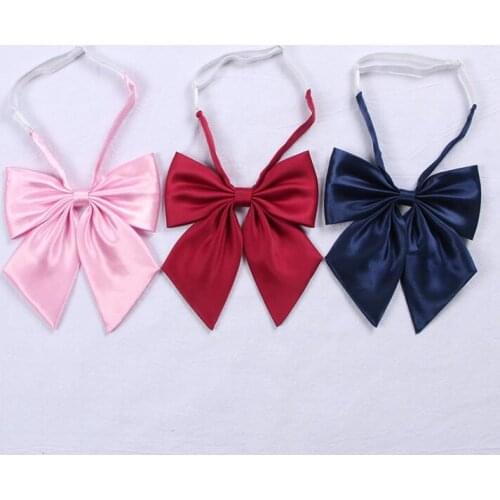 New Japanese JK Uniform Pure Colour Tie Feather Tip Tie Sweet Cute lolita tie 3 Colors