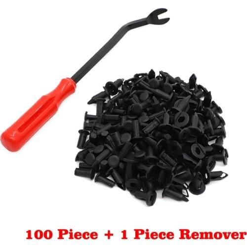 100 PCS Fender Clips Body Rivets Bolts UTV for Can Am Maverick Commander Outlander For John Deere Gator TX For Husqvarna Suzuki