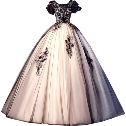 Womens Empire Waist Organza Prom Ball Gown Tulle Floor Length Wedding Dresses