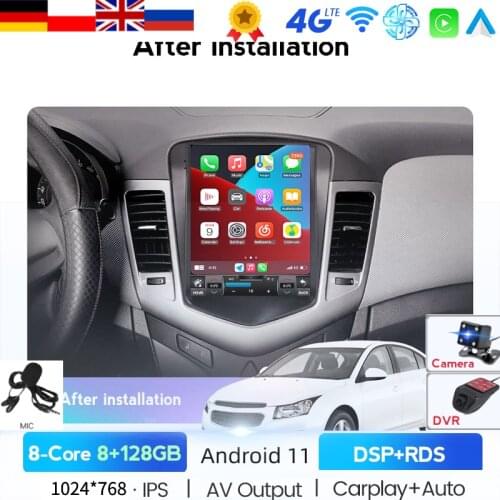 For Chevrolet Cruze 2008 2009 2010 2011 2012 2013 2014 Android DSP IPS Car Radio multimedia Player GPS Navigation No DVD carplay