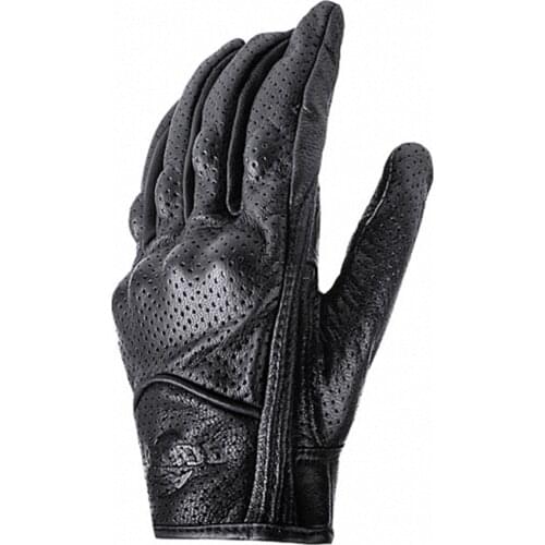 BSDDP Motorcycle Gloves Genuine Leather Moto Motocross Gloves Men Women Summer Moto Full Finger Anti-fall Gloves Protective Gear