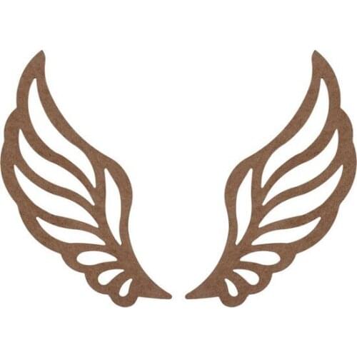 Wooden Wings 42 cm CODE: D37 paintable decorative objects декоративные предметы под роспись