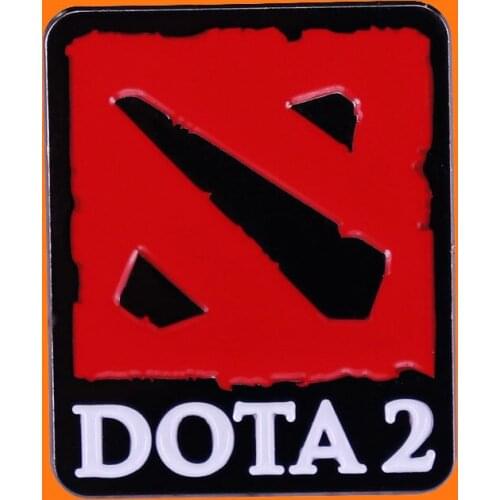 Game Enthusiast Enamel Pins DOTA 2 Creativity Logo Cartoon Brooch Friend fans Fashion Boutique Gift Metal Accessories Badges