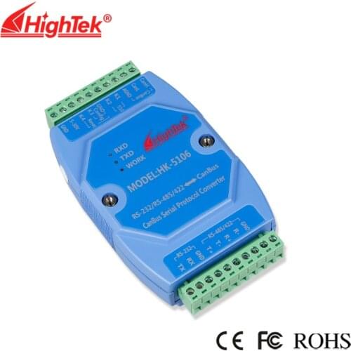 Level Isolation HK-5106 of RS232/485 to CANBUS Bus Interface Converter