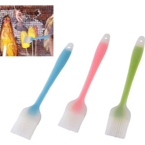 Oil Brushes Kitchen Gadget BBQ Brush Multifunction Baking Tools 20.7*3.5cm Silicone Cake Accessories