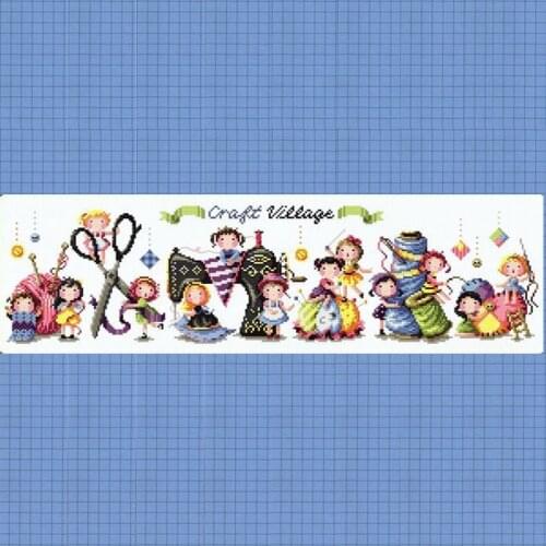 G72 Stich Cross Stitch Kits Craft Packages Cotton Fabric Floss Counted New Designs Needlework Embroidery Cross-Stitching
