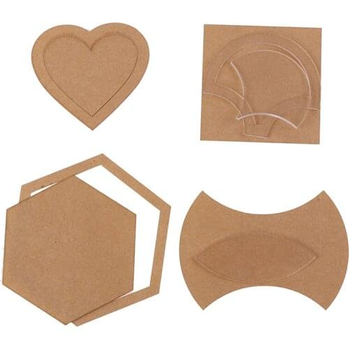 Set of 54pcs mixed quilt templates Acrylic DIY tools for patchwork quilter Styling Tool Cloth for Quilting Supplies