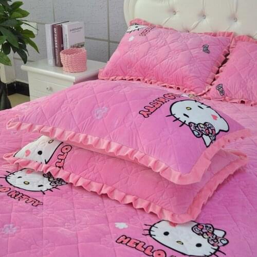 Pillowcase New Crystal Velvet Padded Cotton Pillowcase Warm Sweat Absorption AB Version Double Sided Zipper Winter Pillowcase