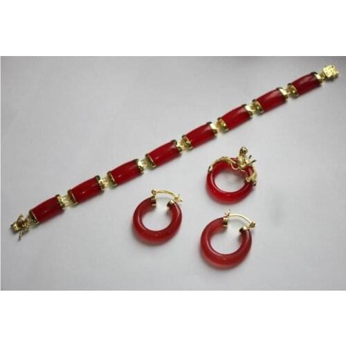 Unusual bridal Natural Purple GEM GEM Necklace Bracelet Earring sets Quartz stone bangle wholesale wide