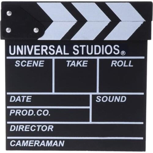New Film Directors Clapper Board HOLLYWOOD Movie Scene Clapboard Photography Props