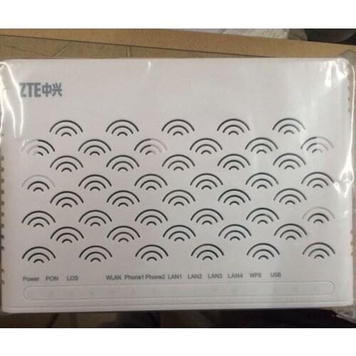 Original ZTE ZXA10 F660 GPON ONU, 4 lan ports and 2 voice ports with WIFI , support SIP protocols